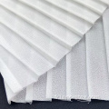 Tissu plissé en mousseline de mousseline de mousseline de soie tissée 100% polyester
